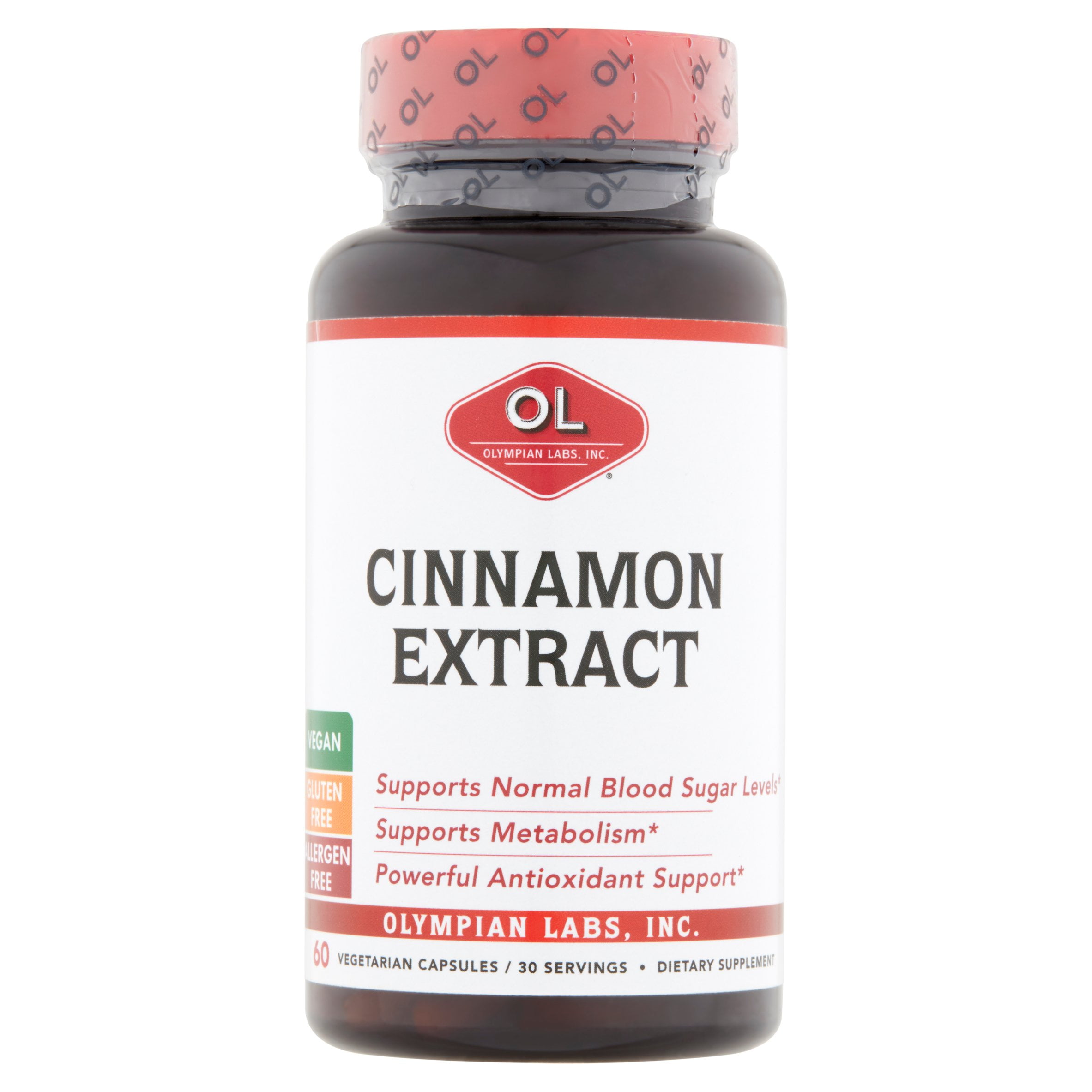 Olympian Labs Cinnamon Extract Dietary Supplement, 60 count