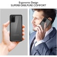 thumbnail image 3 of ORETech Compatible with Samsung Galaxy S20 Plus Case, Clear Case for Samsung S20 Plus Phone Case Thin Hard PC Silicone TPU Bumper Frame Protective Back Cover for Galaxy S20 Plus 5G 6.7" Black, 3 of 7