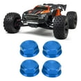 thumbnail image 4 of Écrou de Roue Hexagonal, Adaptateur d'Écrous Antipoussière 4pcs de Remplacement Haute Résistance pour Accessoires RC Vert, Rouge, Bleu, Noir, 4 of 8