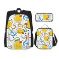thumbnail image 1 of Fotbe Ducks and Anchors Set Escolar 3 en 1 para Niños - Mochila Duradera con Lonchera Aislante y Estuche para Lápices - Mochila Escolar para Niños y Niñas, 1 of 7