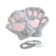 thumbnail image 5 of Guantes de pata de gatito, guantes de disfraz, garras de animales, accesorios para fotos, disfraz de garra de gato Gris, 5 of 9