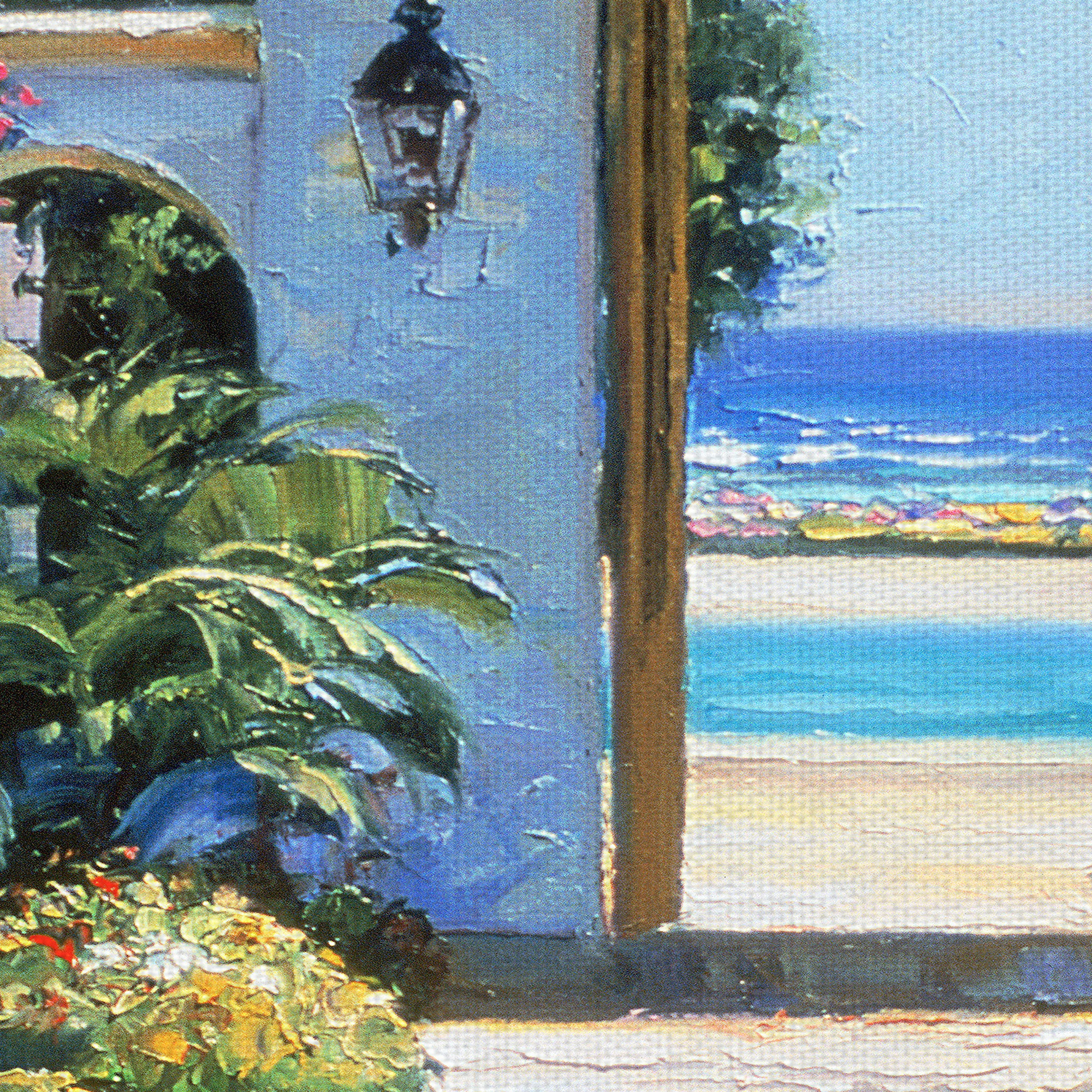 Masterpiece Art Gallery Hotel California By Howard Behrens Canvas Art Print 24" x 36"