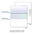 thumbnail image 3 of DocuGard Blue/Green Prismatic Middle Check, 8.5 x 11 Inches, 24 lb, 500 Sheets, 1 Check Per Sheet (04535), 3 of 4