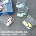 thumbnail image 3 of ZPAQI Compact Contact Lenses Case and Remover Wearing Tool Set Contact Lenses Tweezers, 3 of 20