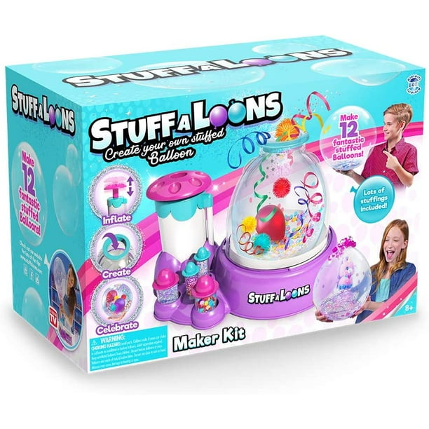 Stuffaloons Deluxe Stuffed Balloon Maker Kit Includes 12 Balloons, 10 Mini Deco Balloons