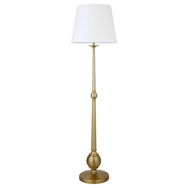 Hudson & Canal FL0870 Lampadaire en Laiton Brossé Wilmer