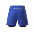thumbnail image 6 of Men's Running Shorts, 2-in-1 Stealth Short, Summer Quick-Drying Breathable Double-Layer Anti-Slip Three-Quarter Training Fitness Running Gym Yoga Outdoor Sports Shortsshorts, 6 of 7
