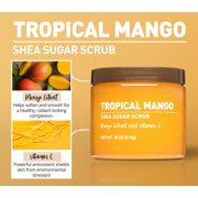 Shea Sugar Scrub, Tropical Mango, 18 oz