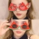 thumbnail image 2 of Bonitas gafas de verano con forma de sandía, divertidas gafas de sol decorativas para fiestas, picnics, playas, novias, 2 of 5