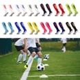 thumbnail image 4 of Football Training Socks Breathable Long Athletic Sock Thick Cushioned Soccer Stockings For Teen Adult Men Sport Football, 4 of 5