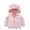 Pink, variant on Esaierr Newborn Baby Boys Girls Fleece Hooded Jacket Coat with Ears for Todder Winter Outwear Zip Thickened Warm Coat for 6M-5Y
