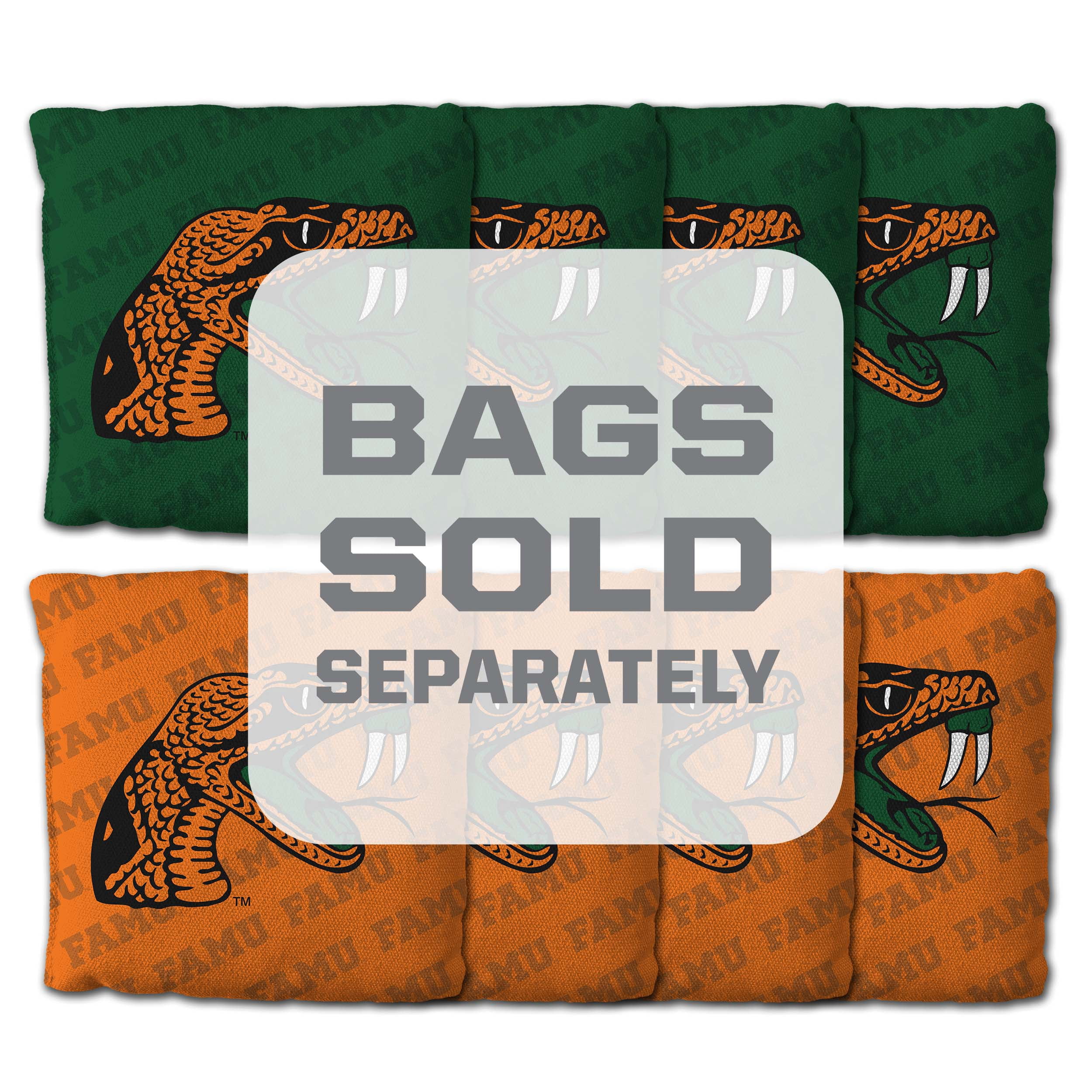 YouTheFan NCAA Florida A&M Rattlers 2x4 Slogan Series Cornhole NO BAGS