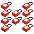 thumbnail image 1 of Kit de Etiqueta de Bloqueo, Juego de Candado de Seguridad A Prueba de Impacto Duradero para Energía Eléctrica, 1 of 7