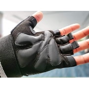 Fit Active Sports Ventilated Weight Lifting Workout Gloves with Adjustable Wrist Wraps for Gym Exercise, Weightlifting, Pull Ups - New Enhanced Palm for Callus Guard and Max Grip