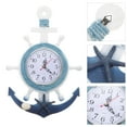 thumbnail image 6 of Tineasur Wooden Wall Clock Decorative for Living Room, 1 Set Stylish Home Decor Timepiece, 6 of 6
