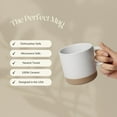 thumbnail image 2 of Unboxme Gifts Ceramic Mug 4pk of 12oz, Trendy Gloss Body & Nature-Baked Base, Microwave-Safe Tea & Coffee Mug with Unique Artisanal Character, Ceramic Material, 2 of 6