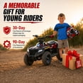 thumbnail image 5 of 36V Electric Four Wheeler,IVFJFV 500W Four Wheel with Disc Brake Off-Road Ride On Vehicle, Dual Speed Lock &Dual Speed 10mph Low /15mph High All Terrain Ride On Vehicle for Teen Riders,RED, 5 of 9