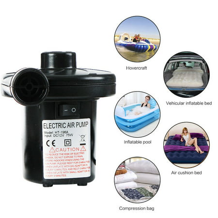 Electric Air Pump Inflator for Inflatable Toys Boat Bed Mattress (Best Electric Pump For Inflatable Boat)