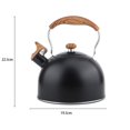 thumbnail image 5 of Tetera 2.5L Cipaher Tea Kettle for Stove Top and Induction Stove Negro Tetera de Acero Inoxidable para Estufa, 5 of 5