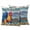 Blue, variant on 2 Pack Outdoor Waterproof Throw Pillow Covers,Rustic Chicken Sunflower Decorative Rectangle Pillow Case Patio Pillowcases for Chair Couch Sofa 20x12in