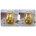 thumbnail image 4 of Mushroom Lamp Small Vintage Table Lamp for Bedroom Nightstand, Bedside Lamp Translucent Glass Stepless Dimmable, Murano Aesthetic Home Decor for Living Room Kitchen(C), 4 of 4