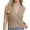 Khaki, variant on Kaemgyyd Going out Tops for Women Casual Deep V Summer Knit Sweater Vest Cute Trendy Sleeveless Button down Slim Shirt Blouse