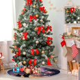 thumbnail image 4 of FMSHPON American Flag Tree Skirt Independence Day Xmas Christmas Tree Skirt Stand Mat for Holiday Party Decoration Indoor Outdoor 48 inches, 4 of 6