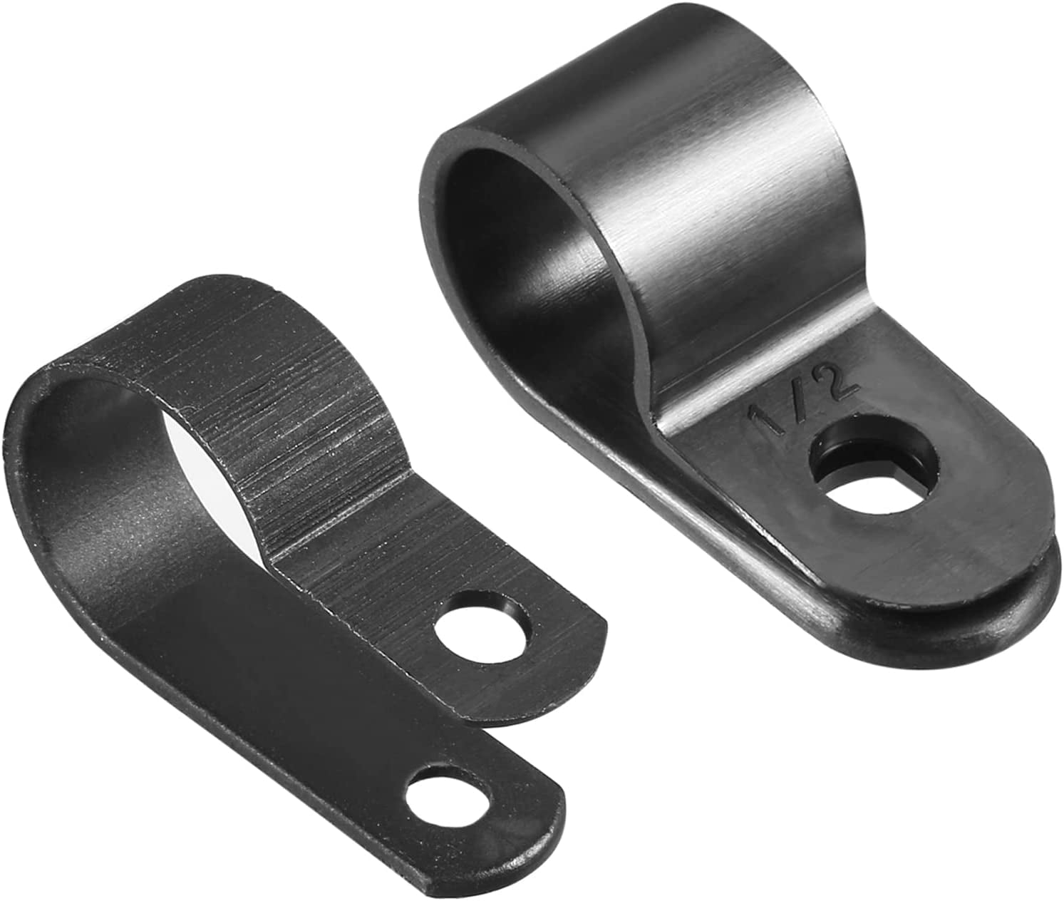 R Type Cable Clip Clamp Kit 50 Pack 12.7mm and 20 Pack 13mm for Wire