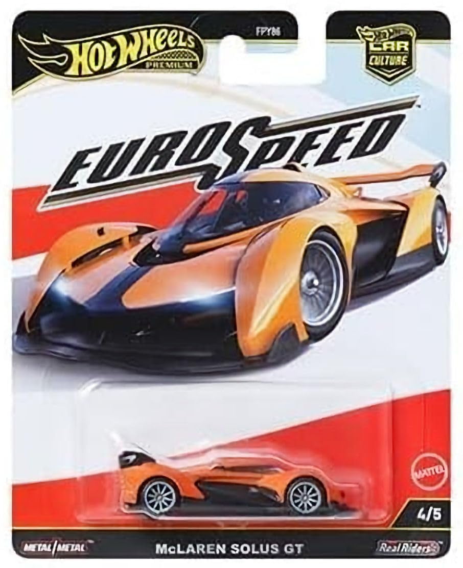 Hot Wheels Euro Speed Premium Collection, Die-Cast Cars Set