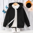 thumbnail image 2 of Coerni Boys Girls Zip Up Hoodie Sweatshirt Kids Hooded Winter Jacket Cotton Athletic Hoodie Classic Solid Jackets with Pockets, 2 of 8