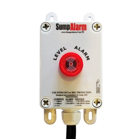 The Original Sump Alarm High Water Alarm w 16ft Cable 220 V