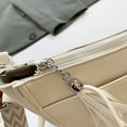 thumbnail image 3 of Bolso Hombro Bandolera Cuero PU Mano Diseñador para Mujer () Blanco, 3 of 9