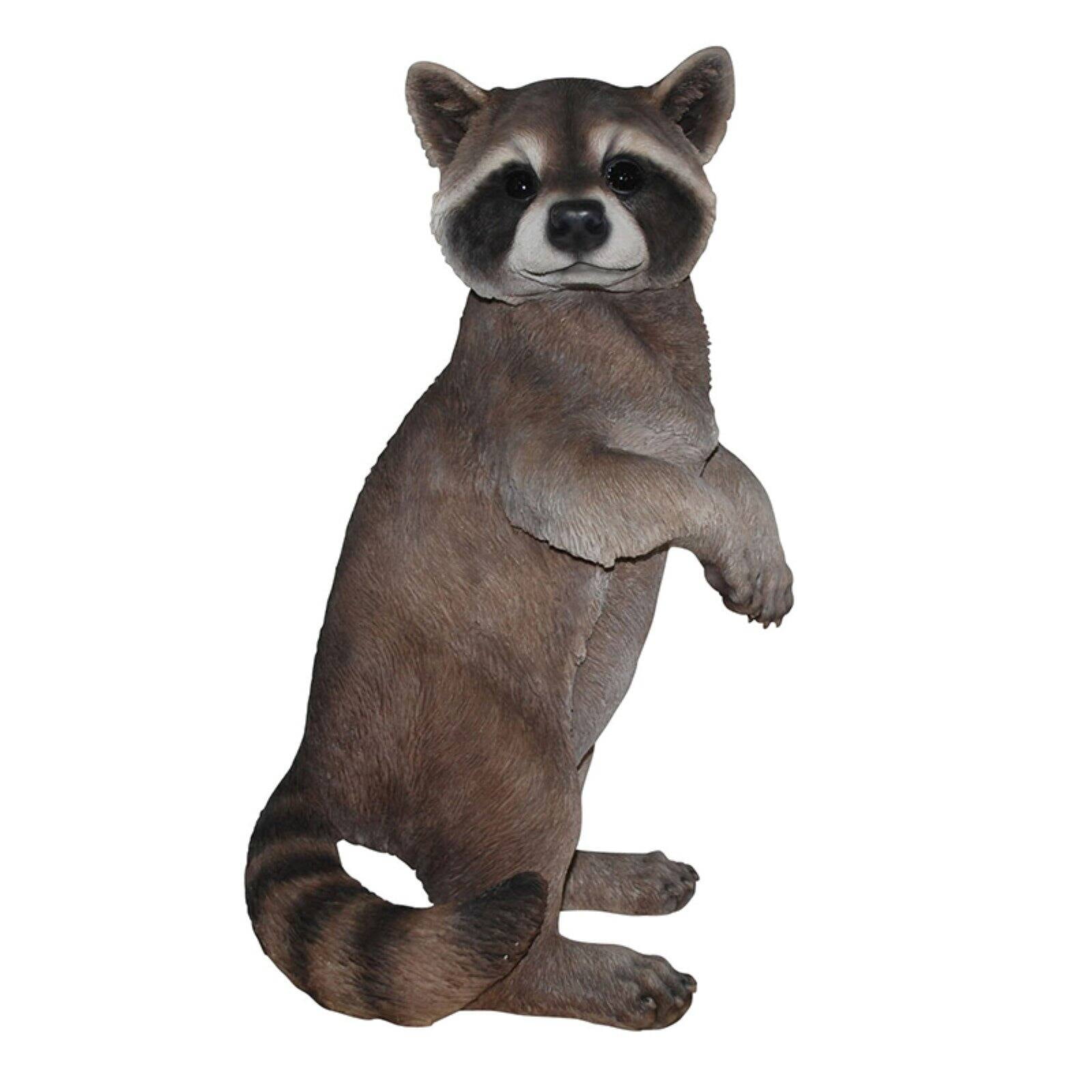 STANDING RACCOON STATUE