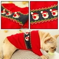 thumbnail image 2 of Dog Sweater Christmas Windproof Sweater Pet Kitten Winter Warm Clothes Apparel for Small Large Dog, 2 of 9