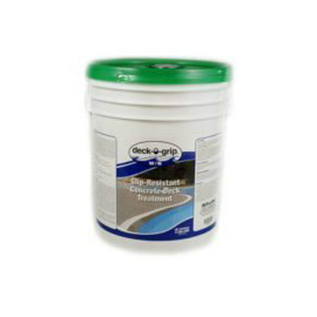 Deck-O-Grip Non-Yellowing Acrylic, Non-Slip, Water-Based Concrete Sealer 5 (Best Water Based Deck Sealant)