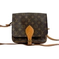 thumbnail image 1 of Pre-Owned LOUIS VUITTON Culteciel MM Monogram Leather Shoulder Bag Brown 25780 (Good), 1 of 10
