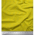 thumbnail image 1 of Soimoi Japan Crepe Satin Fabric Artistic Leaves Printed Fabric 1 Yard 42 Inch Wide, 1 of 3
