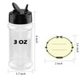 thumbnail image 2 of Tarros de especias TUZAZO de plástico de 90 ml con tapa para coctelera, 14 unidades, transparentes, 2 of 7