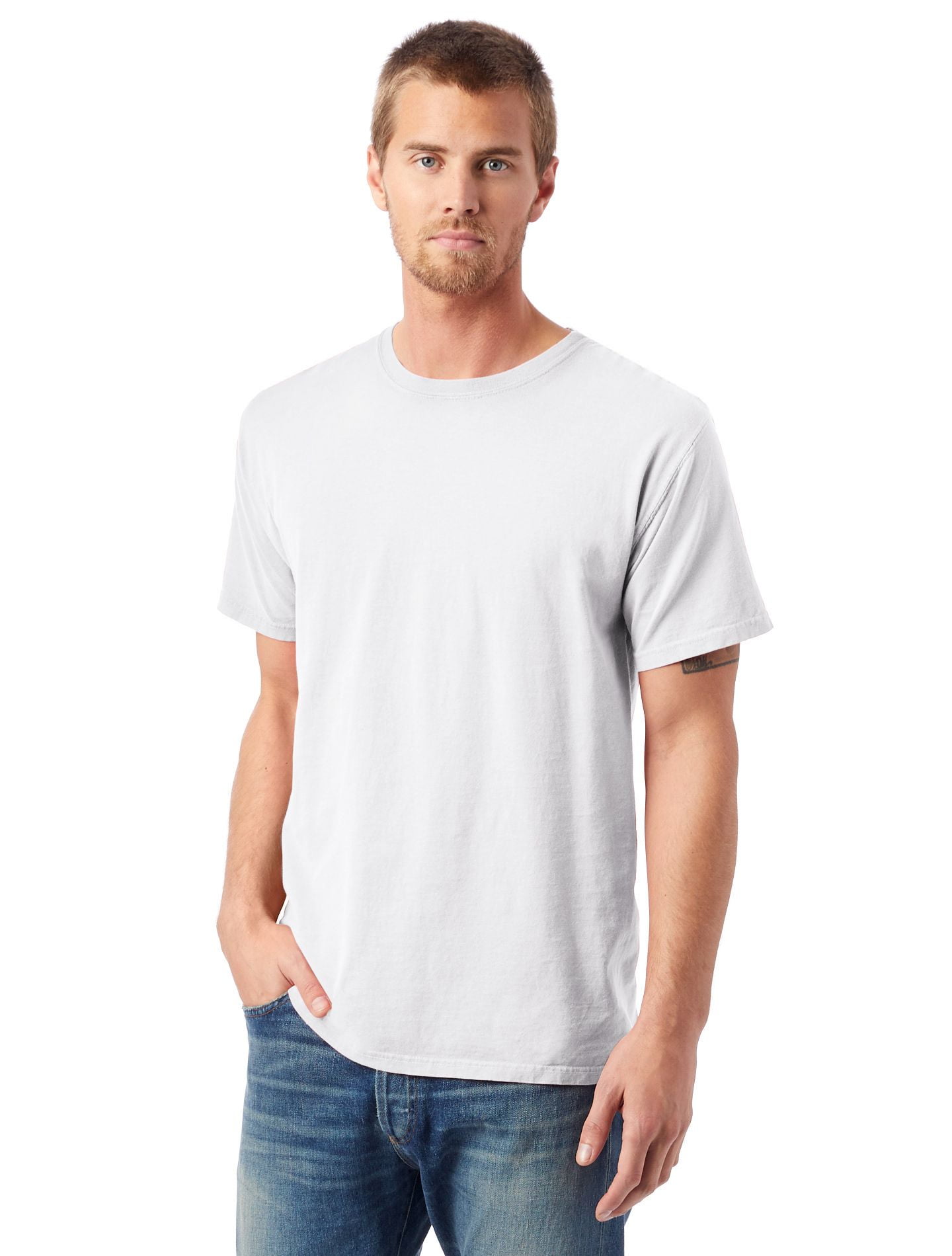 Hanes Men'S Comfortwash Garment Dyed Short Sleeve T-Shirt GDH100GRTDYE ...