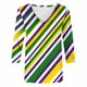 thumbnail image 5 of TaTaai Women's Fashion Christmas Printed Loose Casual V Neck With Three Quarter Sleeves And 3/4 Sleeves T-shirt Pullover Top Gift, 5 of 5