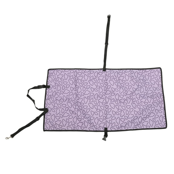 Unique Bargains 1 Pc Waterproof Pet Car Seat Cover for Pet Dog Pattern Purple