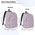 thumbnail image 2 of Disketp Flamingo Mochila de Lona Estampada, Mochila Escolar de Viaje Ligera para Estudiantes y Portátil-Medium, 2 of 5