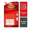 thumbnail image 3 of Command Small Refill Adhesive Strips for Wall Hooks, White, Damage Free Hanging, 20 Strips, 3 of 11