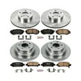 thumbnail image 3 of Power Stop Front and Rear Stock Replacement Brake Pad and Rotor Kit KOE6109, 3 of 8