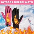 thumbnail image 3 of Waterproof Thermal Gloves, Windproof Touch Screen Sports Gloves for Men and Women, Ultimate Cold Weather Outdoor Gloves for Skiing, 3 of 5