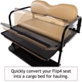 thumbnail image 3 of Yamaha G14, G16, G19, G22 Golf Cart Rear Flip Seat Kit - Tan, 3 of 5