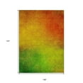 thumbnail image 3 of 9' X 12' Terra Cotta Gold And Green Ombre Washable Indoor Outdoor Area Rug, 3 of 5