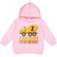 thumbnail image 2 of Inktastic 2nd Birthday Construction Truck, Cement Mixer 2 Years Old Toddler Hoodie, 2 of 4