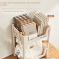 thumbnail image 2 of Estante de almacenamiento con carrito pequeño, mesa móvil para el hogar, estantería organizadora de libros, estante de almacenamiento de cosméticos y refrigerios para estudiantes para mujeres, 2 of 4
