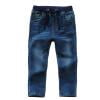 thumbnail image 2 of Generic Boys Pull On Jeans toddler Kid Boy Elastic Mid Waist Washed Full Length Straight Pants Denim Jeans 11-12 Years, 2 of 5